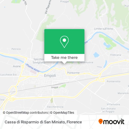 Cassa di Risparmio di San Miniato map