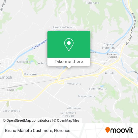 Bruno Manetti Cashmere map