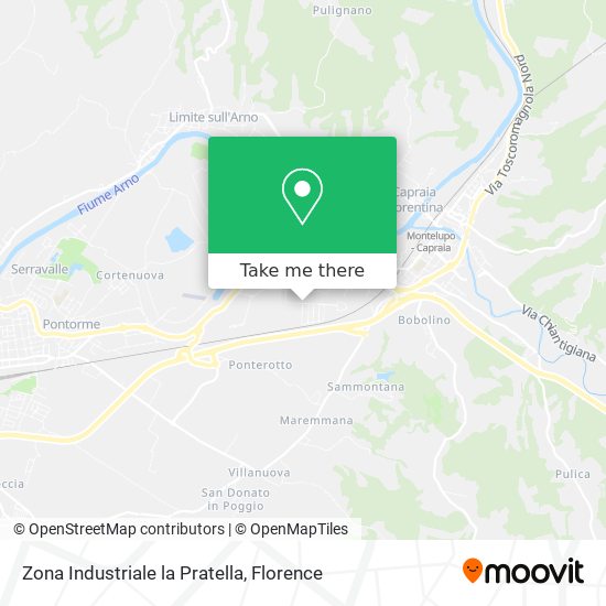 Zona Industriale la Pratella map