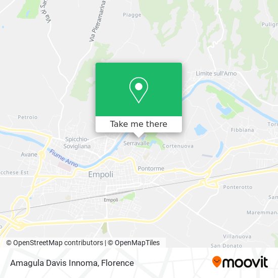 Amagula Davis Innoma map