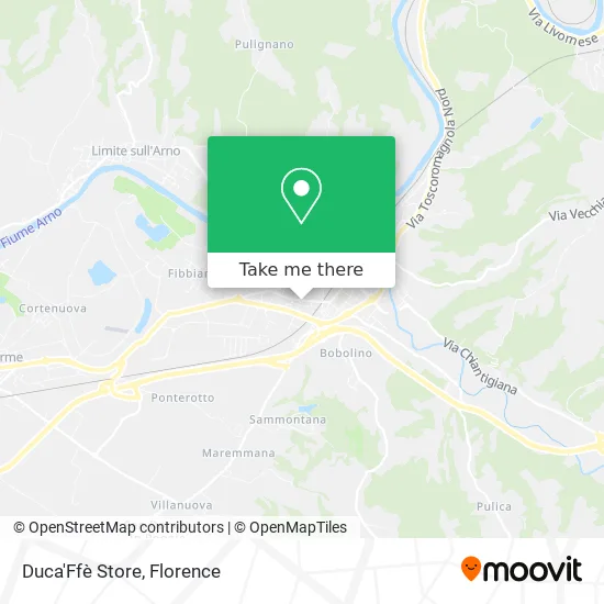 Duca'Ffè Store map