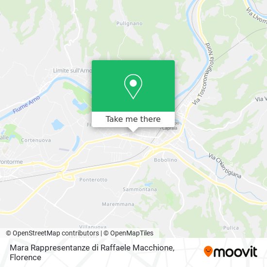 Mara Rappresentanze di Raffaele Macchione map