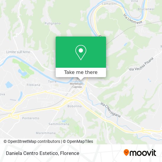 Daniela Centro Estetico map