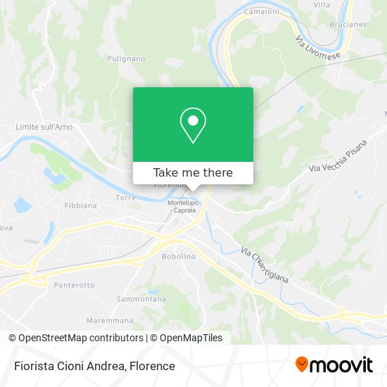 Fiorista Cioni Andrea map