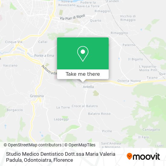Studio Medico Dentistico Dott.ssa Maria Valeria Padula, Odontoiatra map