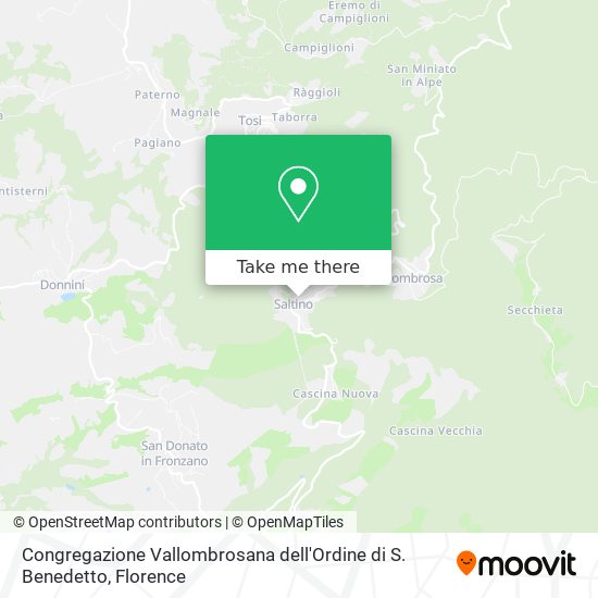 Congregazione Vallombrosana dell'Ordine di S. Benedetto map