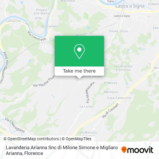 Lavanderia Arianna Snc di Milone Simone e Migliaro Arianna map