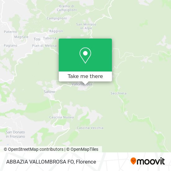 ABBAZIA VALLOMBROSA FO map