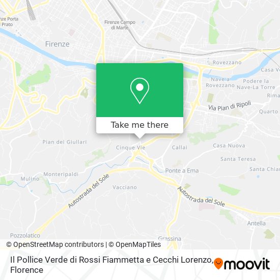 Il Pollice Verde di Rossi Fiammetta e Cecchi Lorenzo map