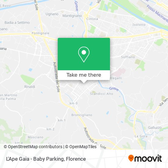 L'Ape Gaia - Baby Parking map