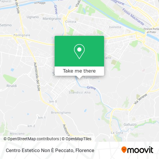 Centro Estetico Non È Peccato map