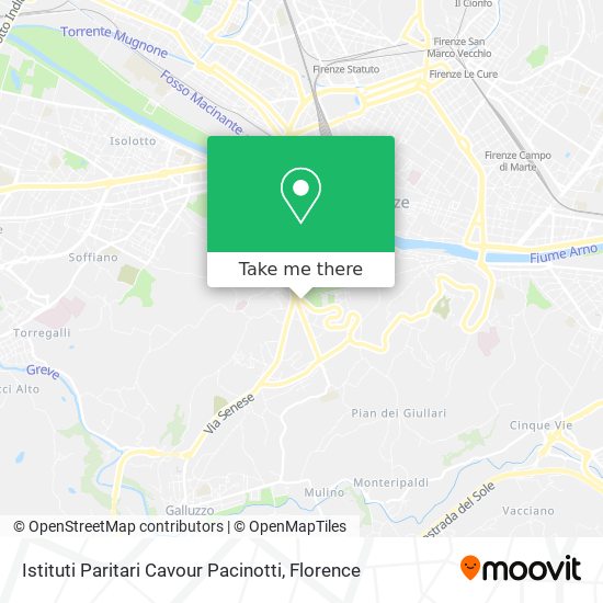 Istituti Paritari Cavour Pacinotti map