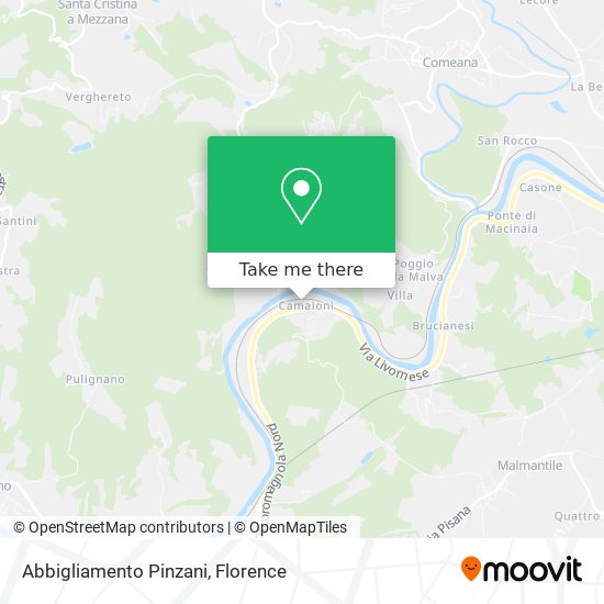 Abbigliamento Pinzani map