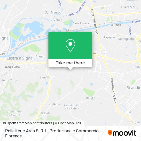 Pelletterie Arca S. R. L. Produzione e Commercio map