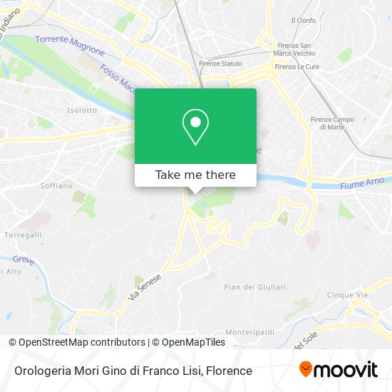 Orologeria Mori Gino di Franco Lisi map