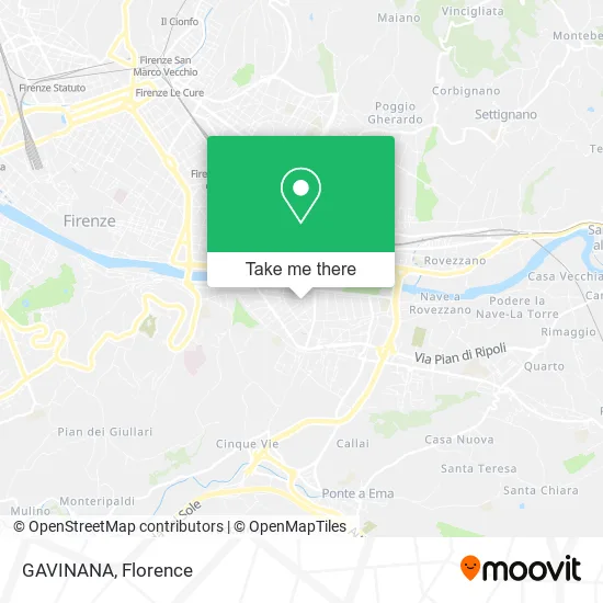 GAVINANA map