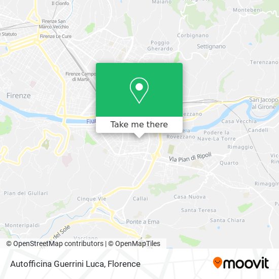 Autofficina Guerrini Luca map