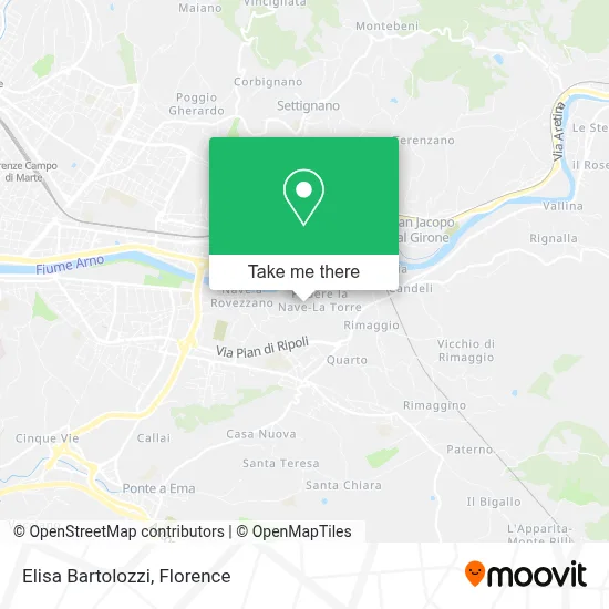 Elisa Bartolozzi map
