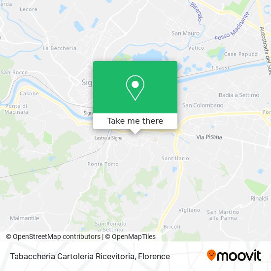 Tabaccheria Cartoleria Ricevitoria map
