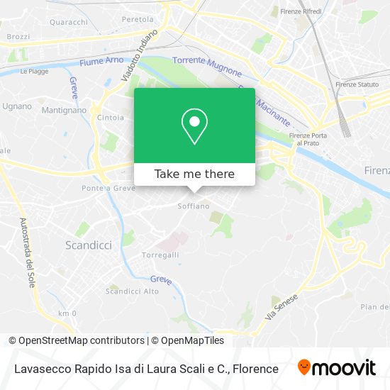 Lavasecco Rapido Isa di Laura Scali e C. map