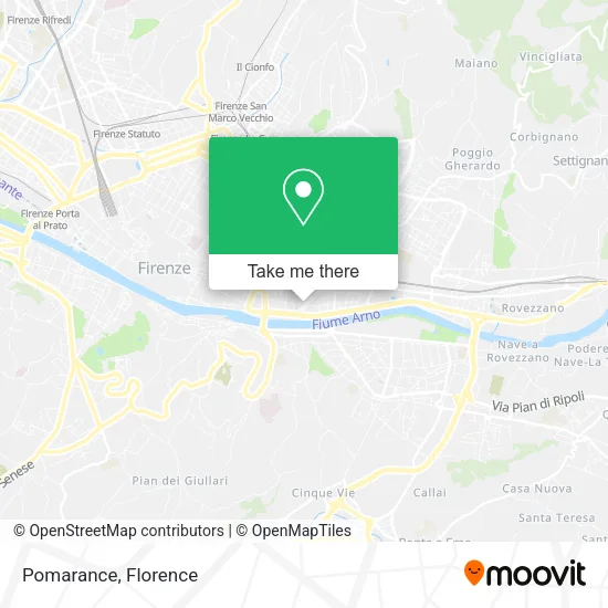 Pomarance map