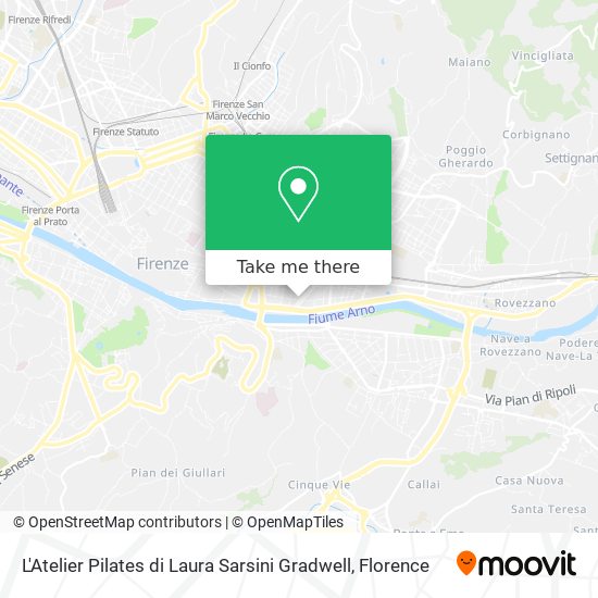 L'Atelier Pilates di Laura Sarsini Gradwell map