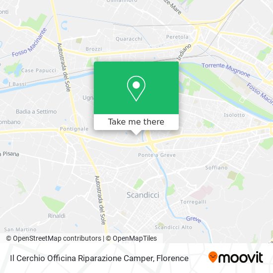 Il Cerchio Officina Riparazione Camper map