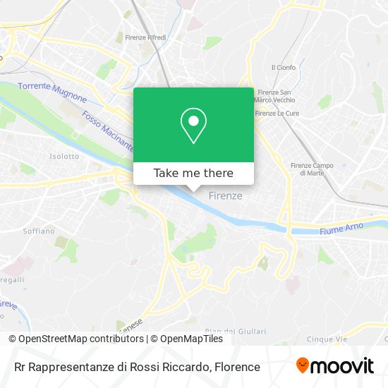 Rr Rappresentanze di Rossi Riccardo map