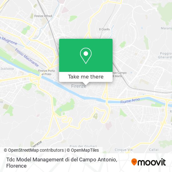 Tdc Model Management di del Campo Antonio map