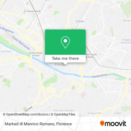 Marked di Manrico Romano map