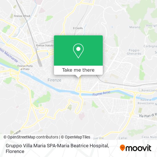 Gruppo Villa Maria SPA-Maria Beatrice Hospital map