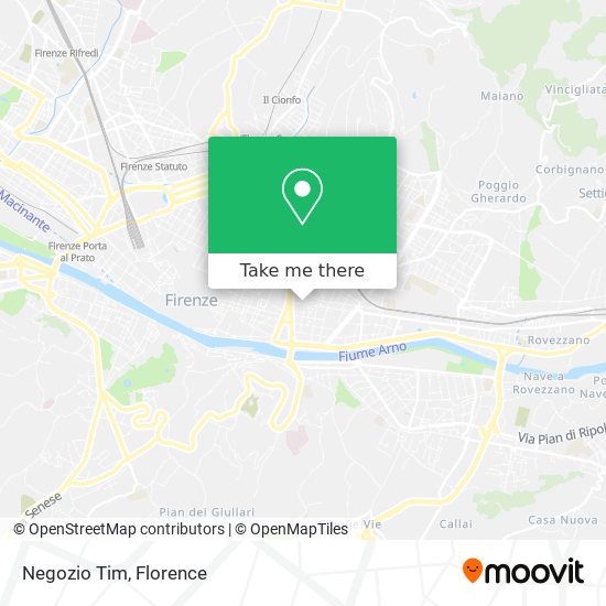 Negozio Tim map