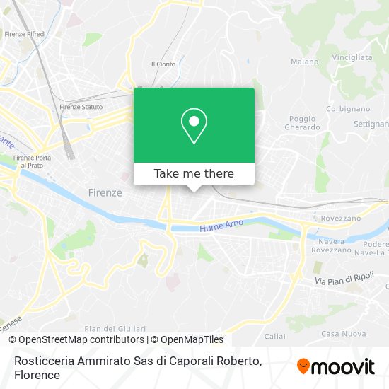 Rosticceria Ammirato Sas di Caporali Roberto map