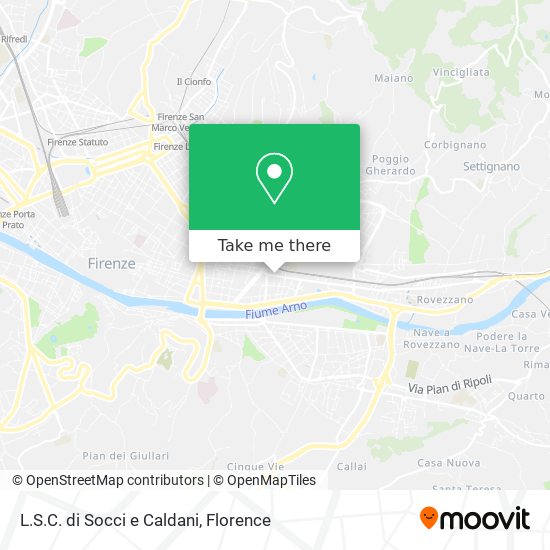 L.S.C. di Socci e Caldani map