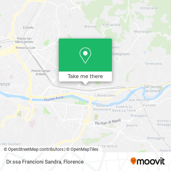 Dr.ssa Francioni Sandra map