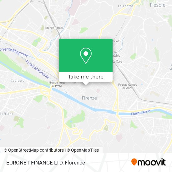 EURONET FINANCE LTD map