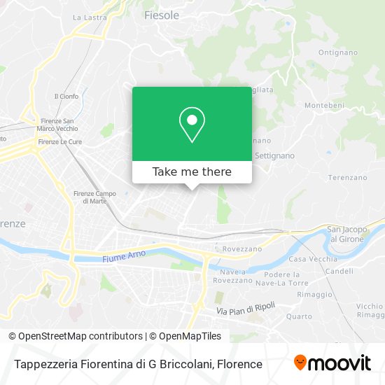 Tappezzeria Fiorentina di G Briccolani map