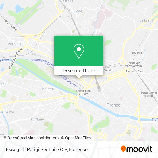 Essegi di Parigi Sestini e C. - map