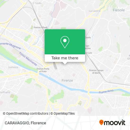 CARAVAGGIO map