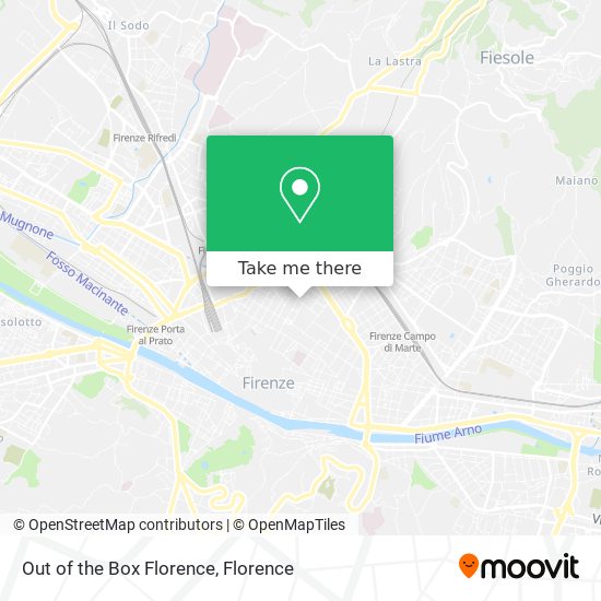 Out of the Box Florence map