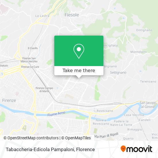 Tabaccheria-Edicola Pampaloni map