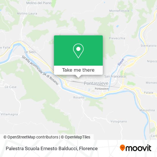 Palestra Scuola Ernesto Balducci map