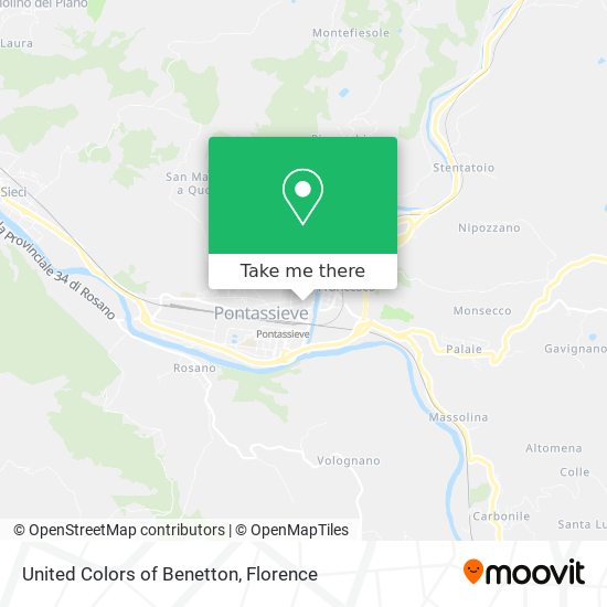 United Colors of Benetton map