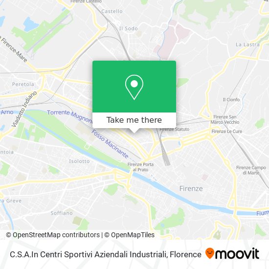 C.S.A.In Centri Sportivi Aziendali Industriali map