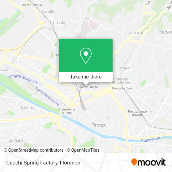 Cecchi Spring Factory map