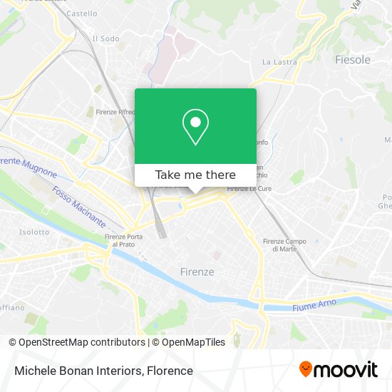 Michele Bonan Interiors map