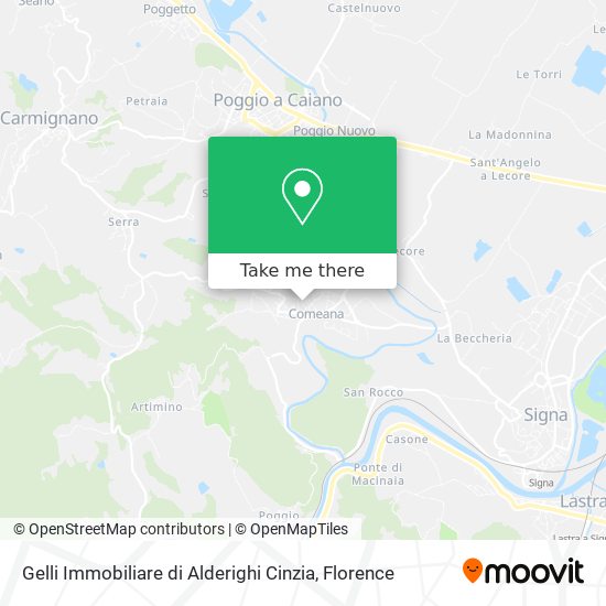 Gelli Immobiliare di Alderighi Cinzia map