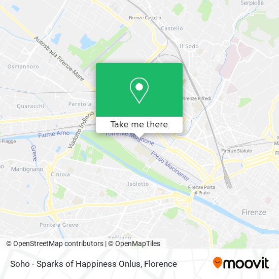 Soho - Sparks of Happiness Onlus map