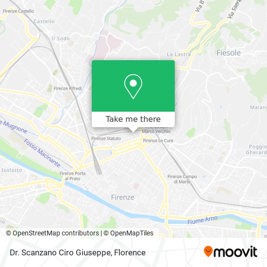 Dr. Scanzano Ciro Giuseppe map
