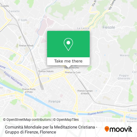 Comunità Mondiale per la Meditazione Cristiana - Gruppo di Firenze map